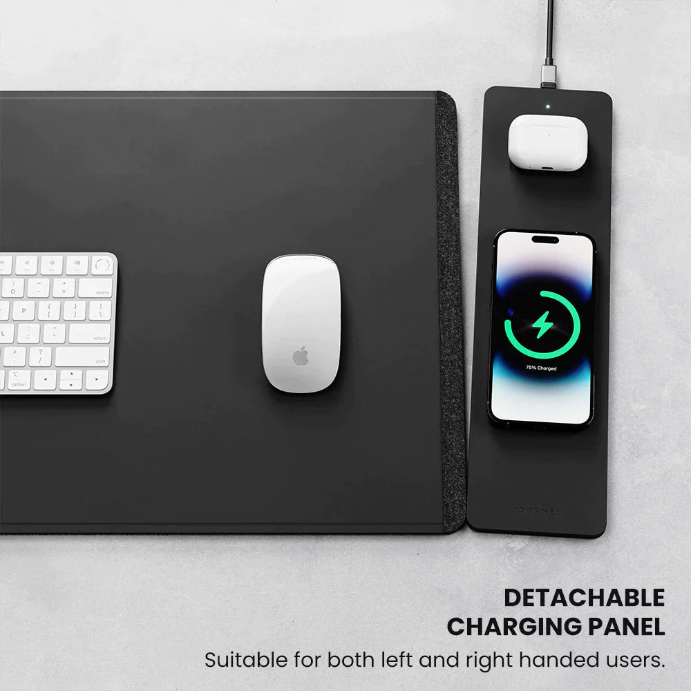 ALTI Wireless Charging Desk Mat - Black