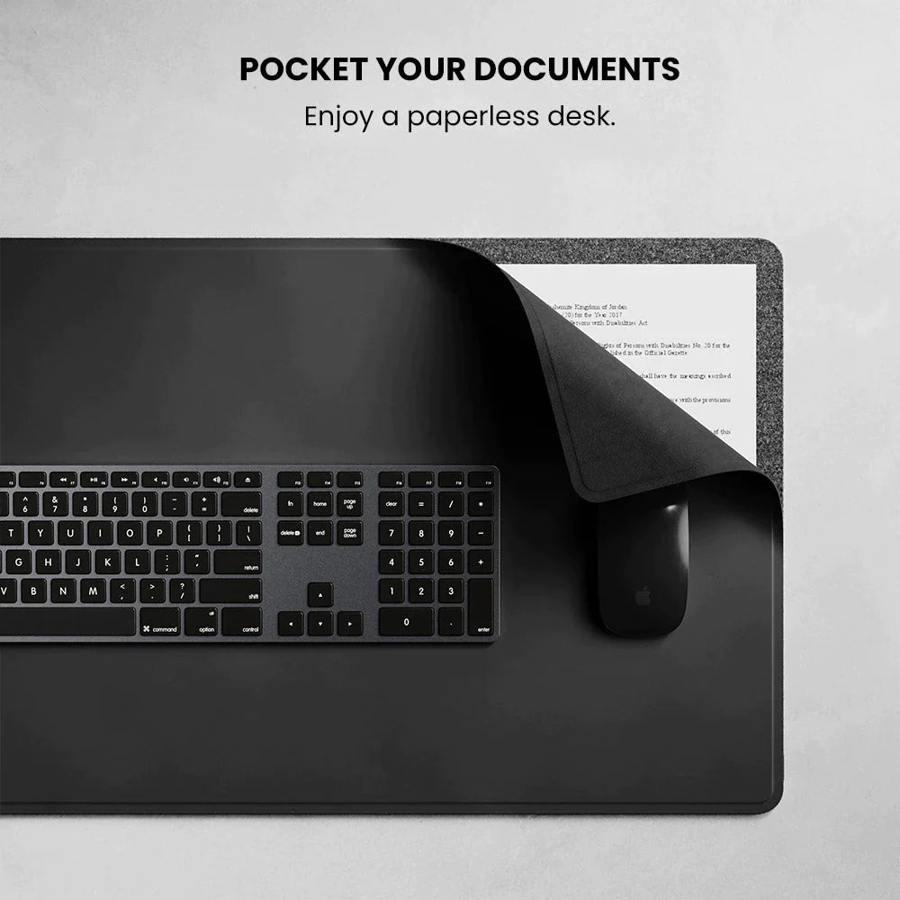 ALTI Wireless Charging Desk Mat - Black