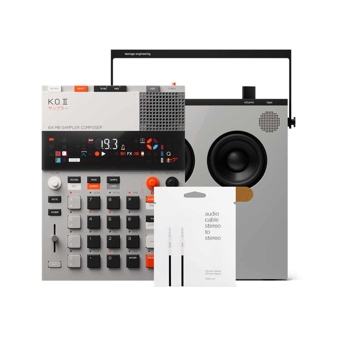 Teenage Engineering K.O. II OB-4 Combo Pak